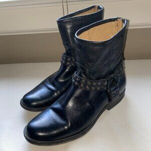 FRYE Black Phillip Harness Boot/Bootie